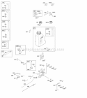 Controls Governor Spring Diagram and Parts List for 217907-4135-F1  Briggs and Stratton Engine